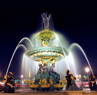 Picture of Paris by night - Place de la Concorde - TMAX